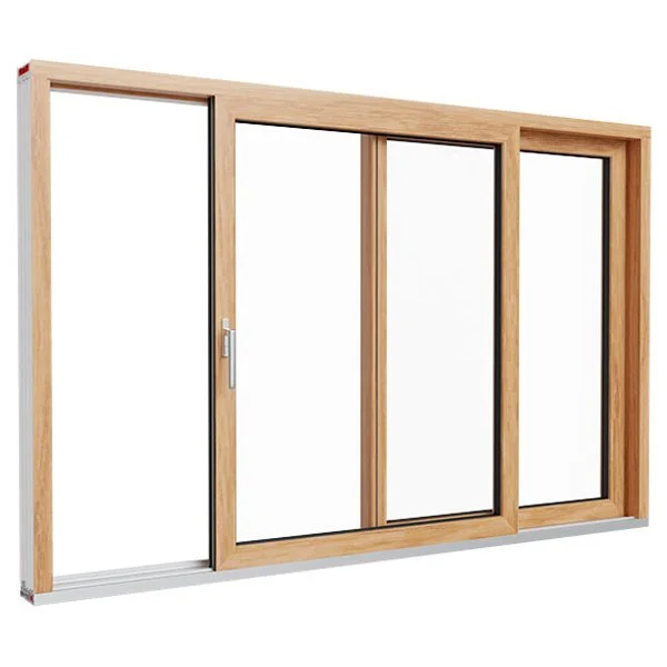 Drzwi tarasowe HS z PVC — otwarte skrzydło